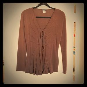 Venus tie front cardigan
